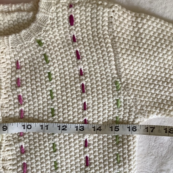 Cream Knit Sweater (Youth 12) - Picture 12 of 13